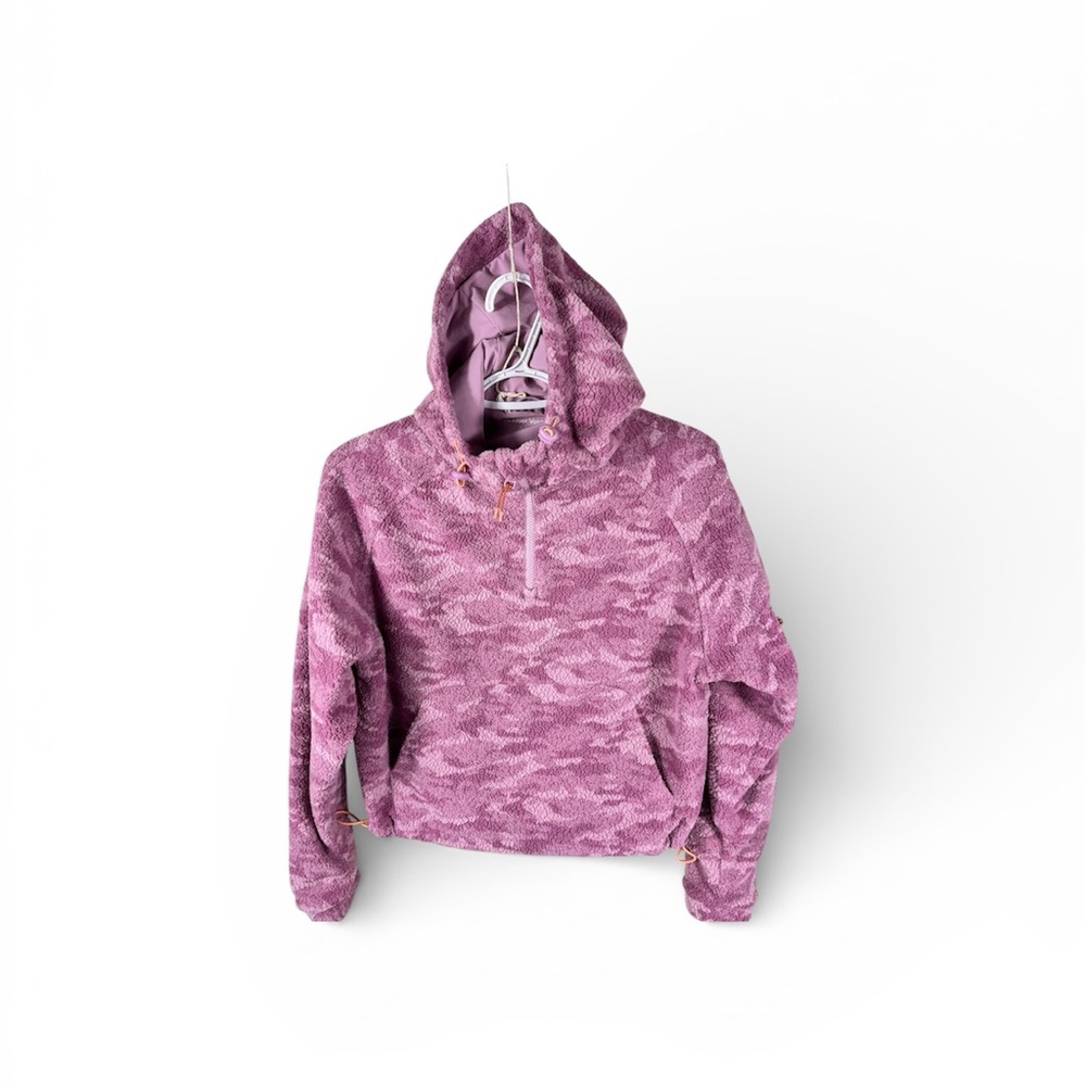 Lavender Camouflage Outdoor Voices Women's 1/4 Zip Sweatshirt